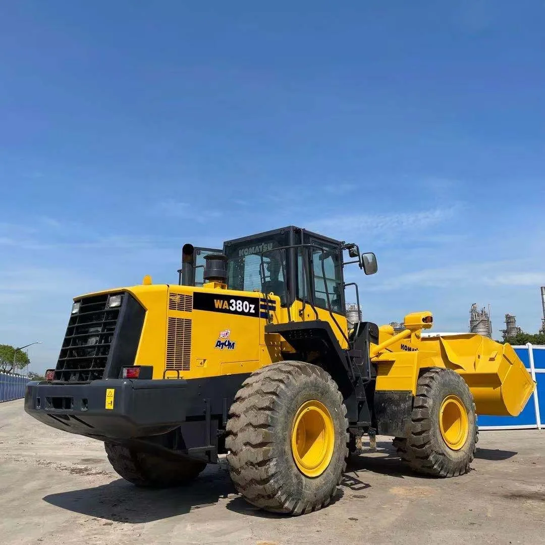 High Condition Used Komatsu wa380 -6 Wheel Loaders , wa320 wa470 Mini 500kg Loading Used Loader