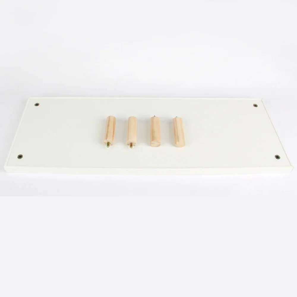 High Quality Portable Office White Wood Tablet Notebook Laptop Screen Monitor Riser Stand For Computer