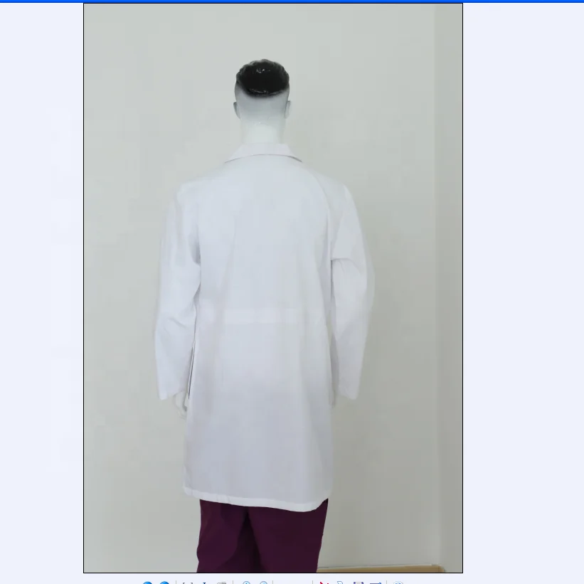 
new white lab coat for medical hospital uniforms doctor gown 