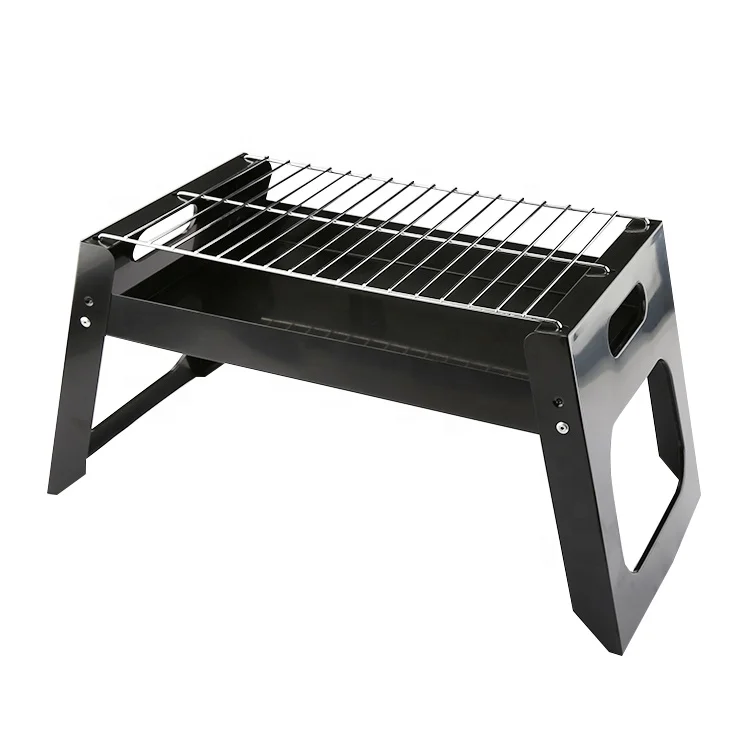 Foldable BBQ Charcoal Grill Barbecue Grill Smoker Grill for Outdoor Cooking Camping Hiking Picnics