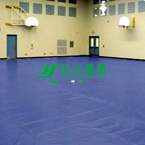 
18oz PVC Vinyl Coated Gym Floor mat Cover Tarpaulin 
