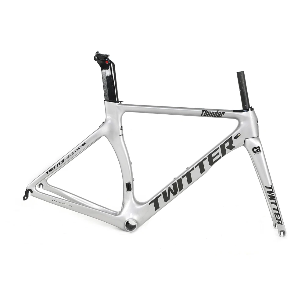 China bicycle frames 700C EPS Aero race twitter Toray carbon road bike frameset