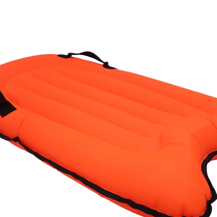 2022 Outdoor Inflatable Surfboard Portable Buoy Kickboard with Handle Children Safe Sea Water Sport Surf  Bodyboard