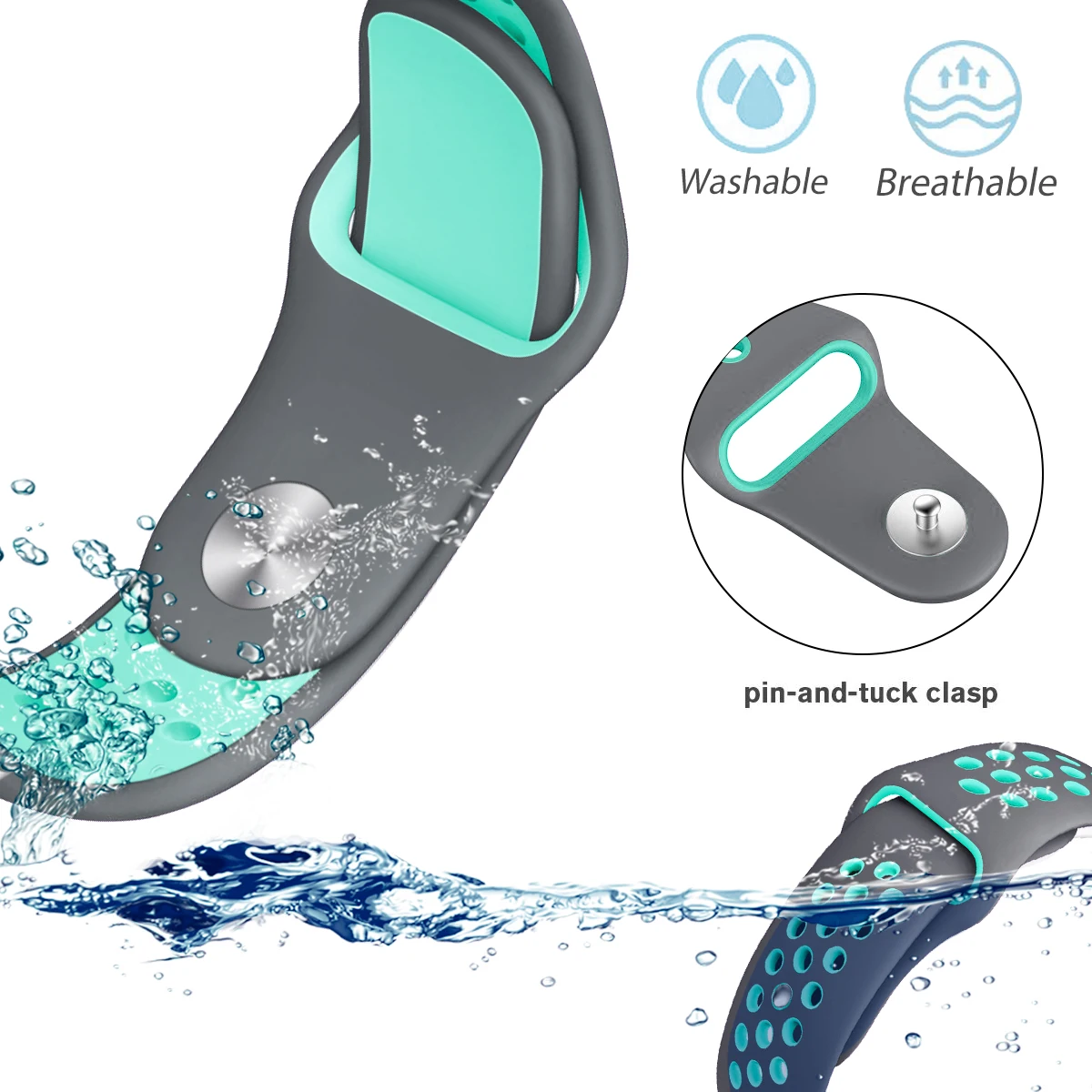 Wholesale Soft Sport Silicone Watch Straps For Samsung Gear S3 Classic 20mm 22mm Watch Bands For Samsung S2 Watch Band