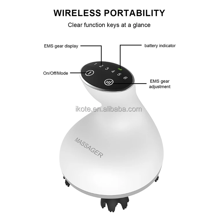 New EMS Smart Head Scalp Massager with Wireless Heating and Vibrating Technology massage for Hair Scalp SPA Massage