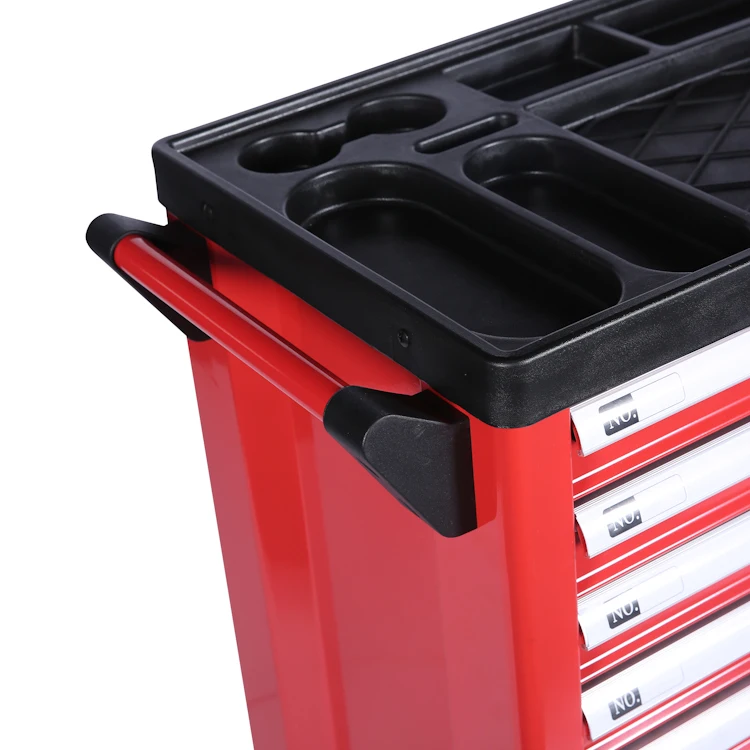 Лидер продаж 2021, Недорогие Шкафы для инструментов с боковой дверью с 7 ящиками на европейском рынке