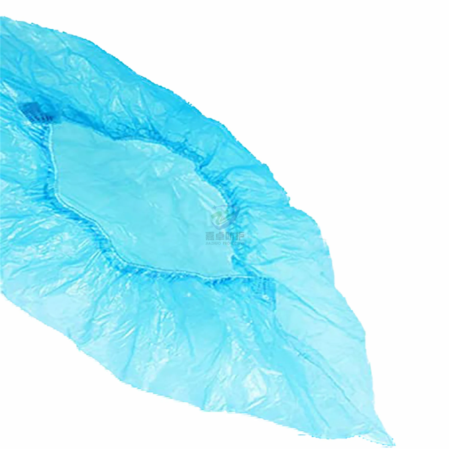 Disposable Non Woven PE Shoe Cover Plastic Blue Cleanroom Medical Shoe Cover