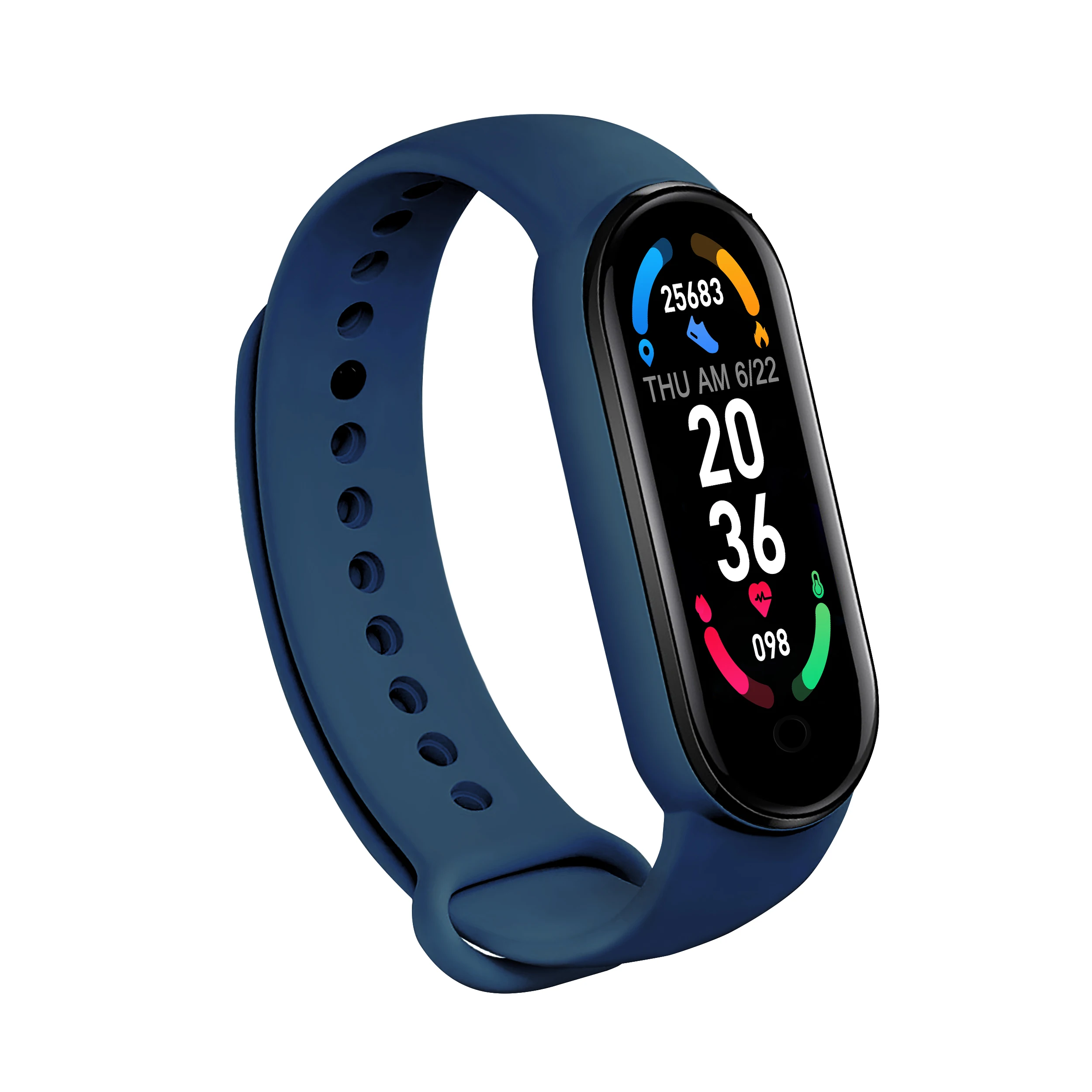 Blue Tooth Watch Bandas Fitness M6 Smartwatch Band Rastreador Monitor De Banda De Reloj Inteligente M6