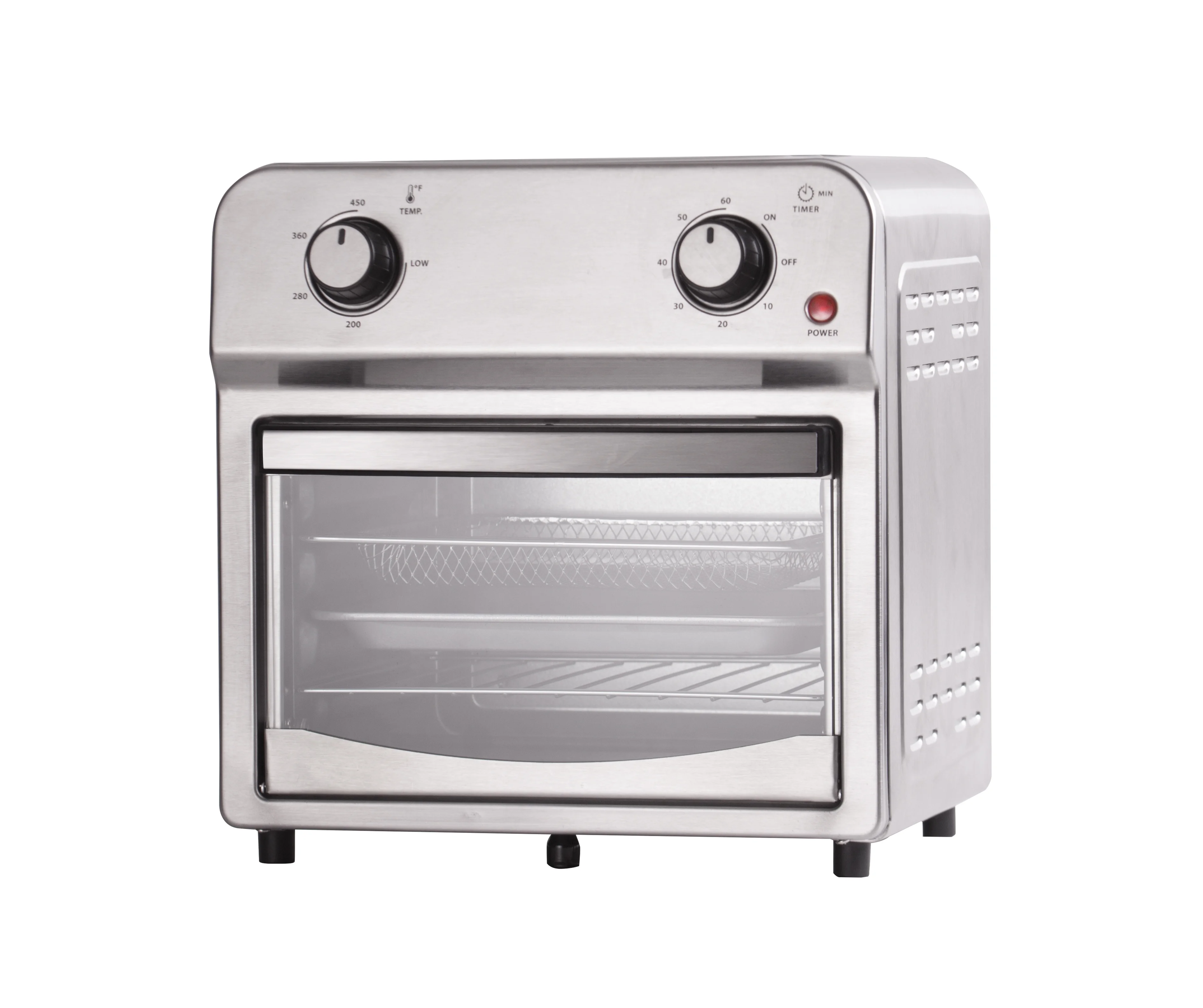 Air Fryer Oven with RapidCrisp, Stainless Steel, 12-Function Countertop Oven with Convection
