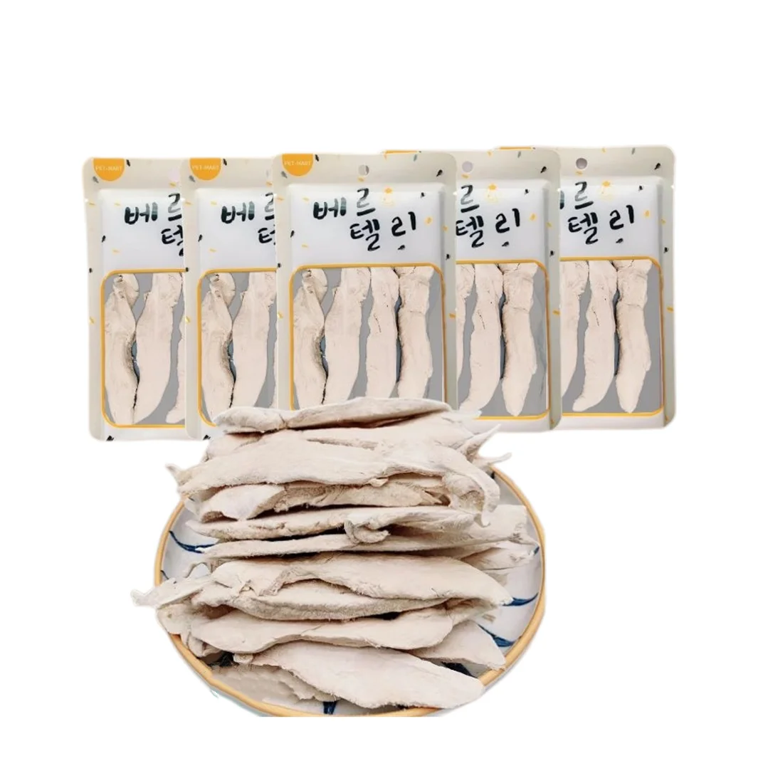 Pet Food Manufacturing Wholesale dried bully sticks Dry freeze-dried salmon block Dry Salmon pet treat dog food for large breeds