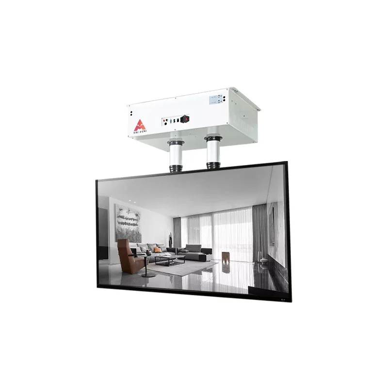 Double Pole Motorized Projector Mount Ceiling Projector Lift Ceiling Mounts