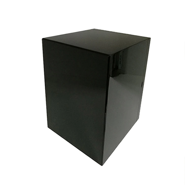 4 черная коробка для сигар с рисунком пианино