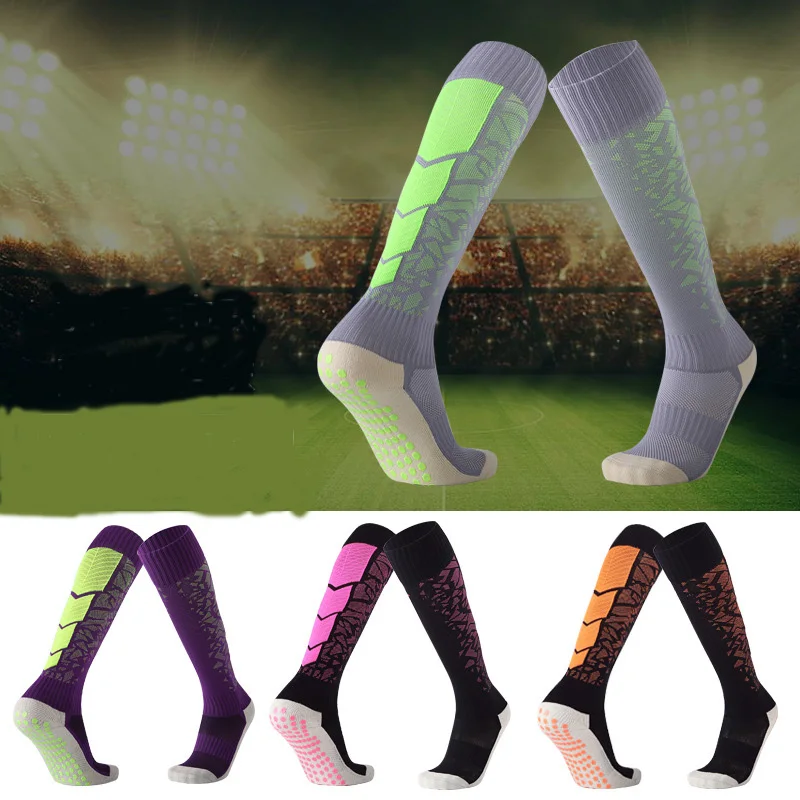 Antiskid and wear-resistant football socks thickened towel sole dispensing socks comfortable and wear-resistant sports hose