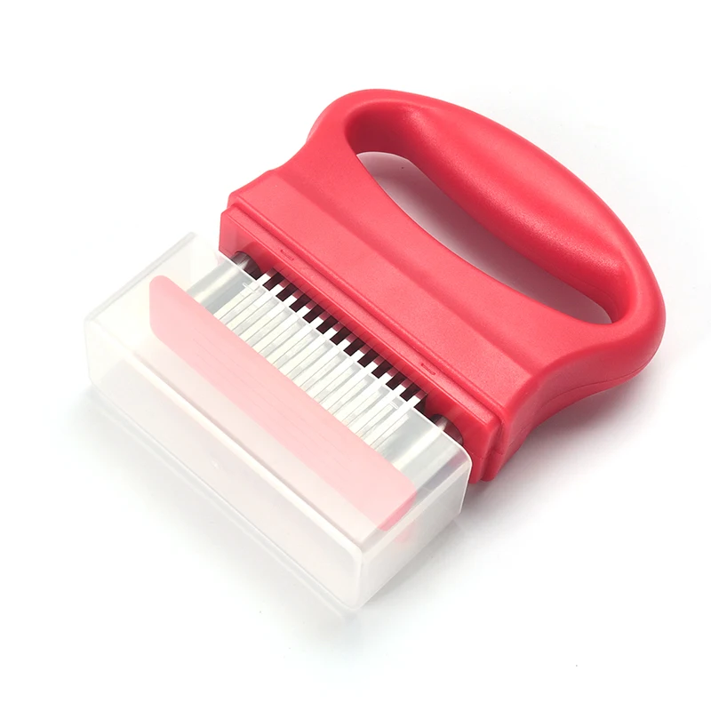 Kitchen Tools Cooking Stainless Steel Meat Tenderizer Hammer Pot Press Beef Pork Meat Tenderizer with  ABS Handle