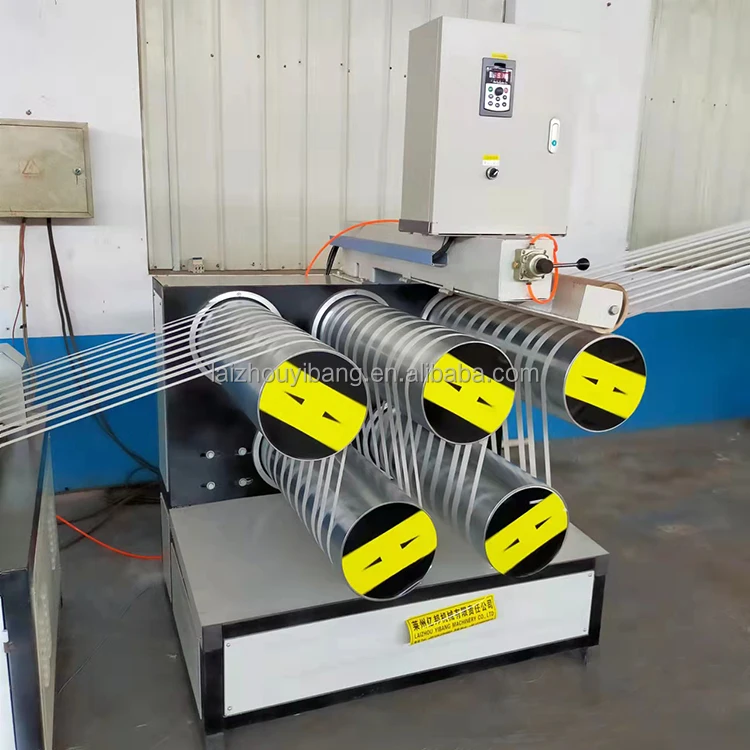Polypropylene PP baler twine production line split film rope extruding machine