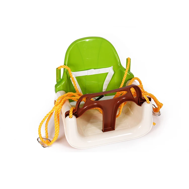 Children outdoor metal stable swing single seat swing with basketball hoop for garden yard