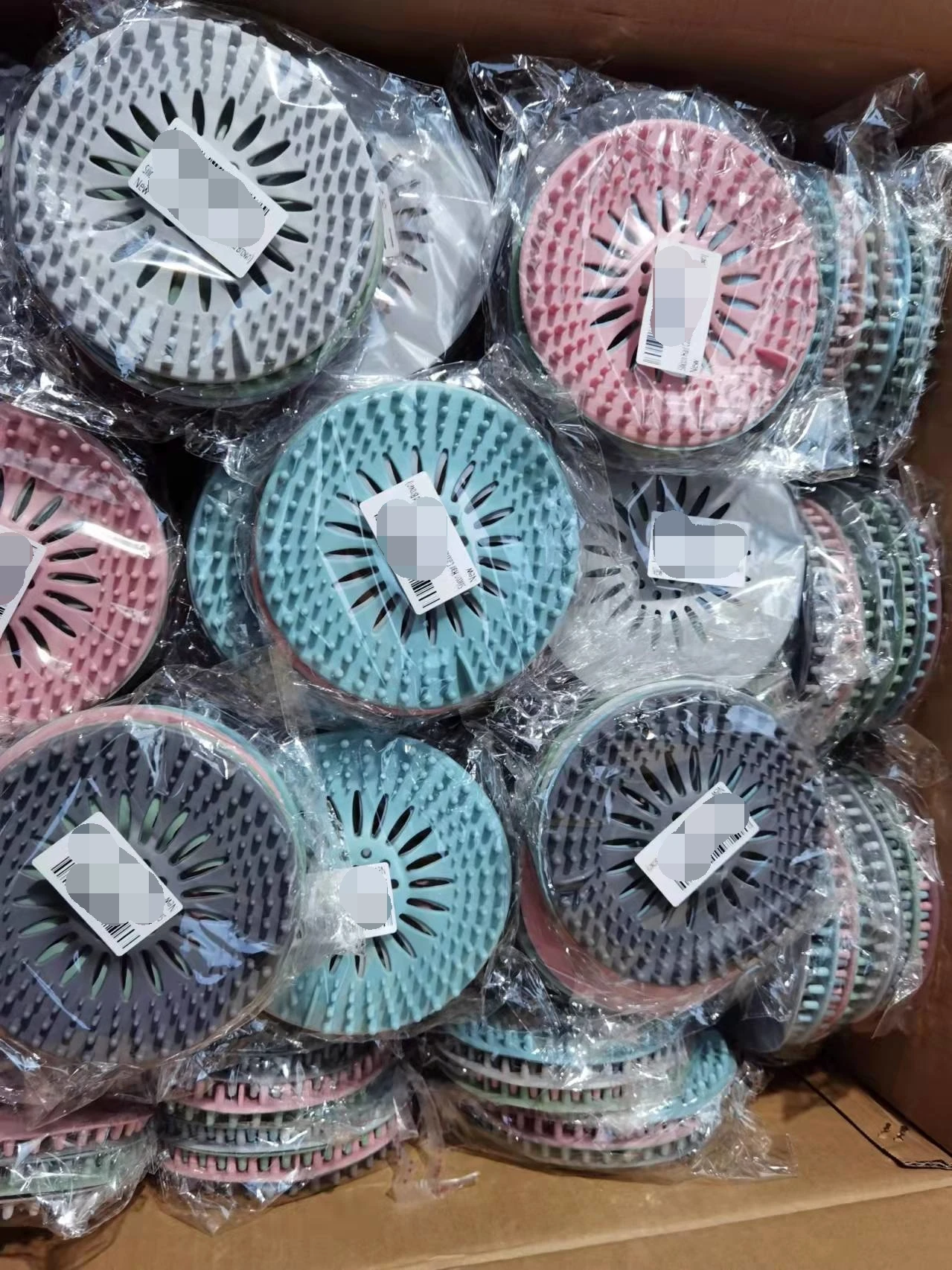 Hair Catcher Durable TPR Hair Stopper Shower Drain Covers Bathroom Drain Protector Strainer Polished Stainless Steel 13 Modern