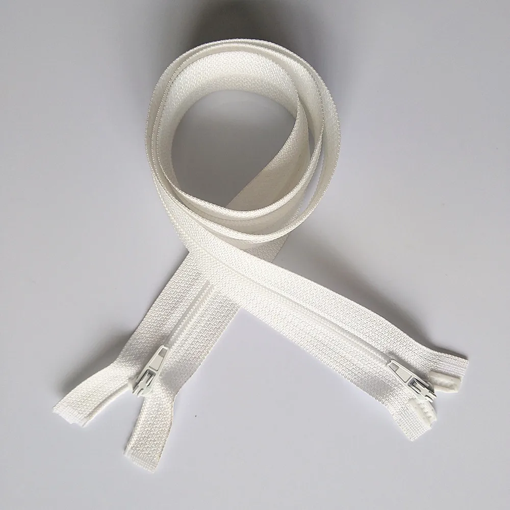 Low Price  Manufacturer product 3#nylon double auto lock slider 2 ways open end zipper