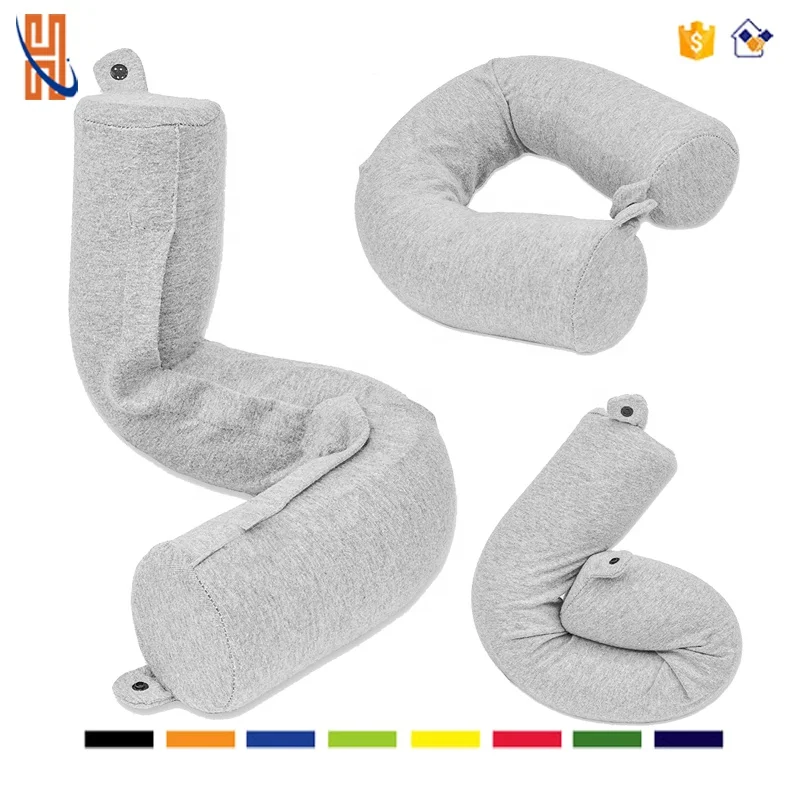 Travel Pillow Best Neck Pillow Memory Foam Pillow with 360-Degree Support Your Head Chin  Lumbar Shoulder Feel Comfortable