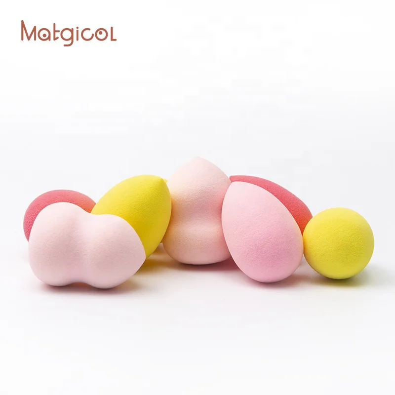 Matgicol Cosmetic Tools Latex Free Hydrophilic Mini Makeup Sponge For Topical Use