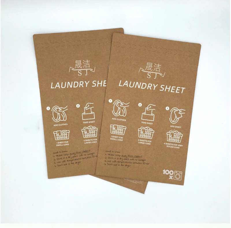 Laundry Detergent Sheets - 64 Loads of Biodegradable Laundry Strips - Plant-Based Formula With Powerful Clean - 2in1 Fabric