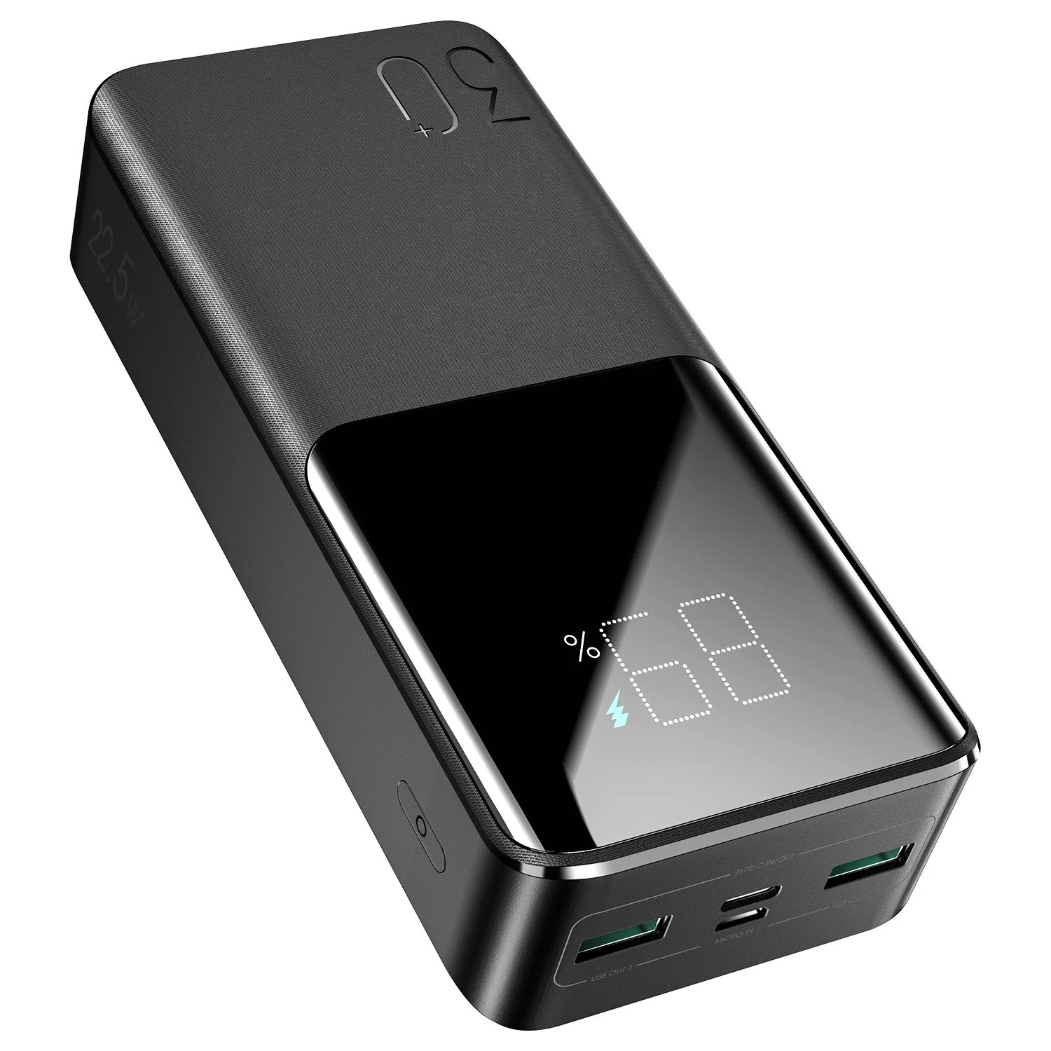 JOYROOM 22.5W Mobile Charger Digital Display  PD QC fast charging 30000mah Power Bank 30000mah