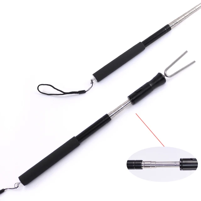 Stainless Steel Quick Coupling Multi-functional Telescopic Pole With Fork