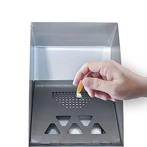 Outdoor Metal Floor Stand Ashtray for Shopping Mall, Hotel, Park