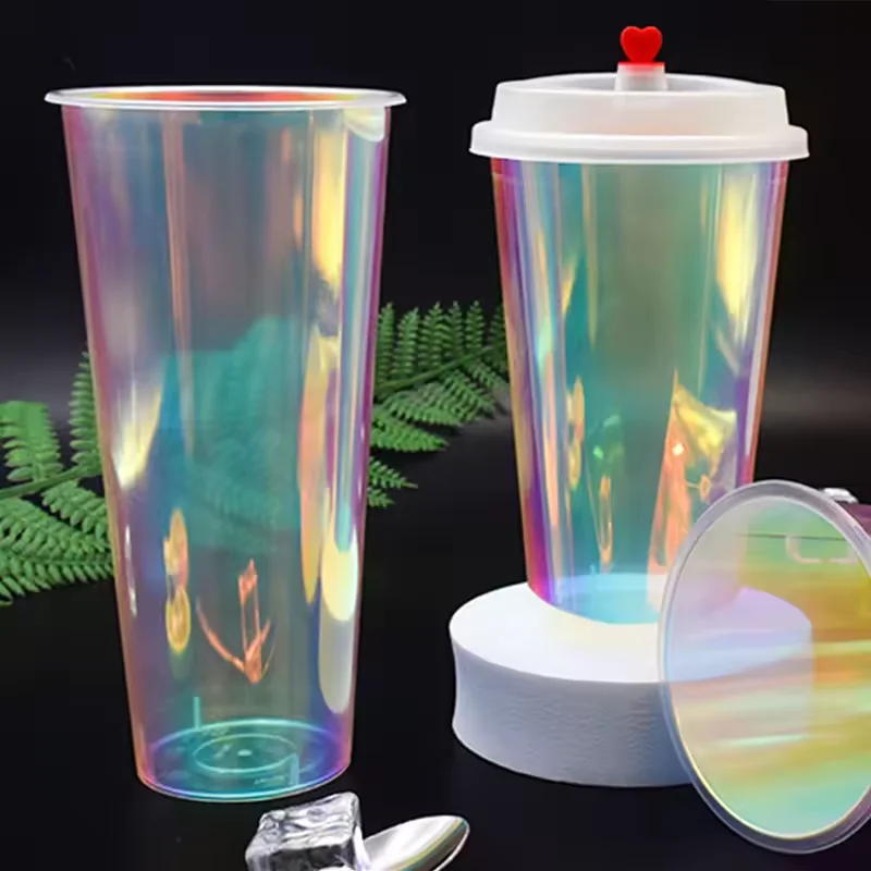 700ml foil beautiful injection plastic cup