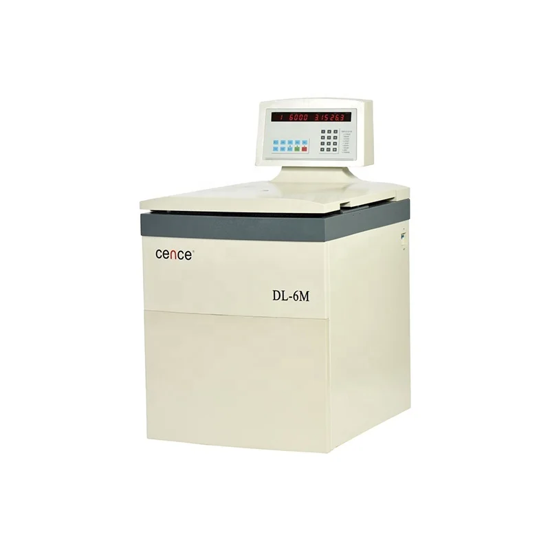 Лучшая цена DL-6M Высокая емкость электрическая холодильная лабораторная Центрифуга напольного типа металла высокого качества высокой емкости