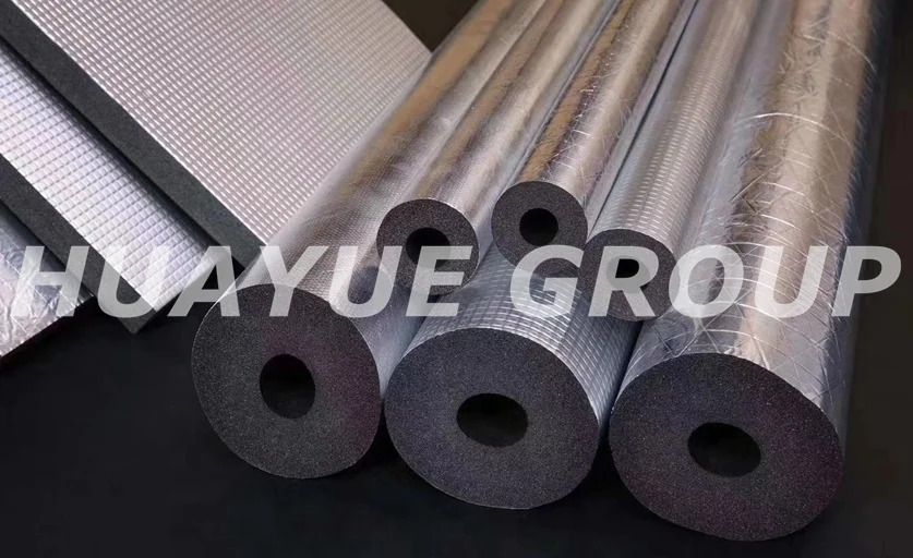 Elastomeric NBR PVC Rubber Foam Pipe Air Conditioning Pipe Tube Insulation Material for Cold Media Copper Pipe Insulation