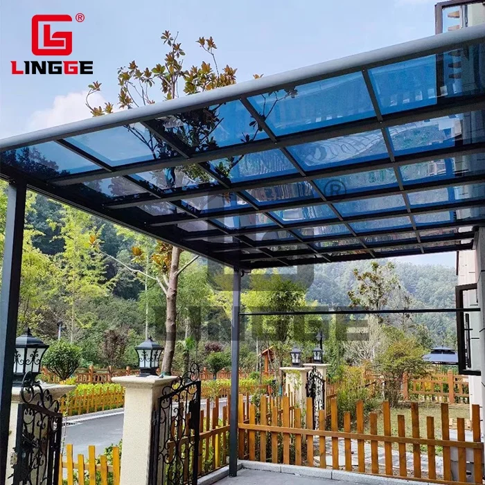 Backyard Outdoor Window Awnings Polycarbonate Roof Aluminum Patio Cover
