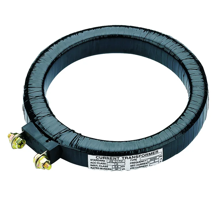 PR45 High Precision 0.55kg Round Type Rct Split Core Small Current Ring Transformer For Current Measuring