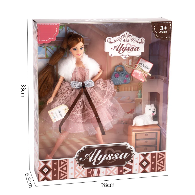 ITTL 11.5 Inch Beauty Dolls Turning Joint Plastic Pvc Wholesale Doll for Sale