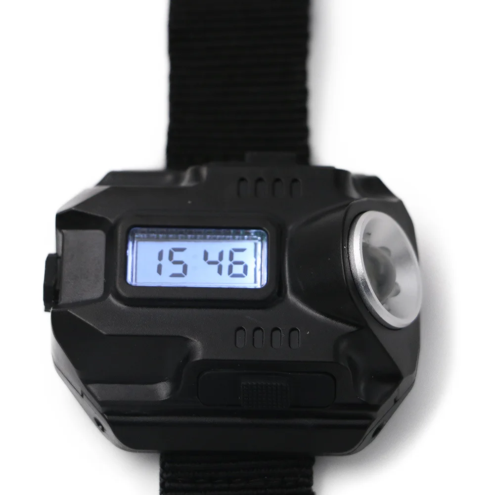 2025 LIANGTE 120LM powerful Camping Hiking Wrist Watch Light Waterproof with Metal Buckle XPE Rechargeable LED Torch Flashlight