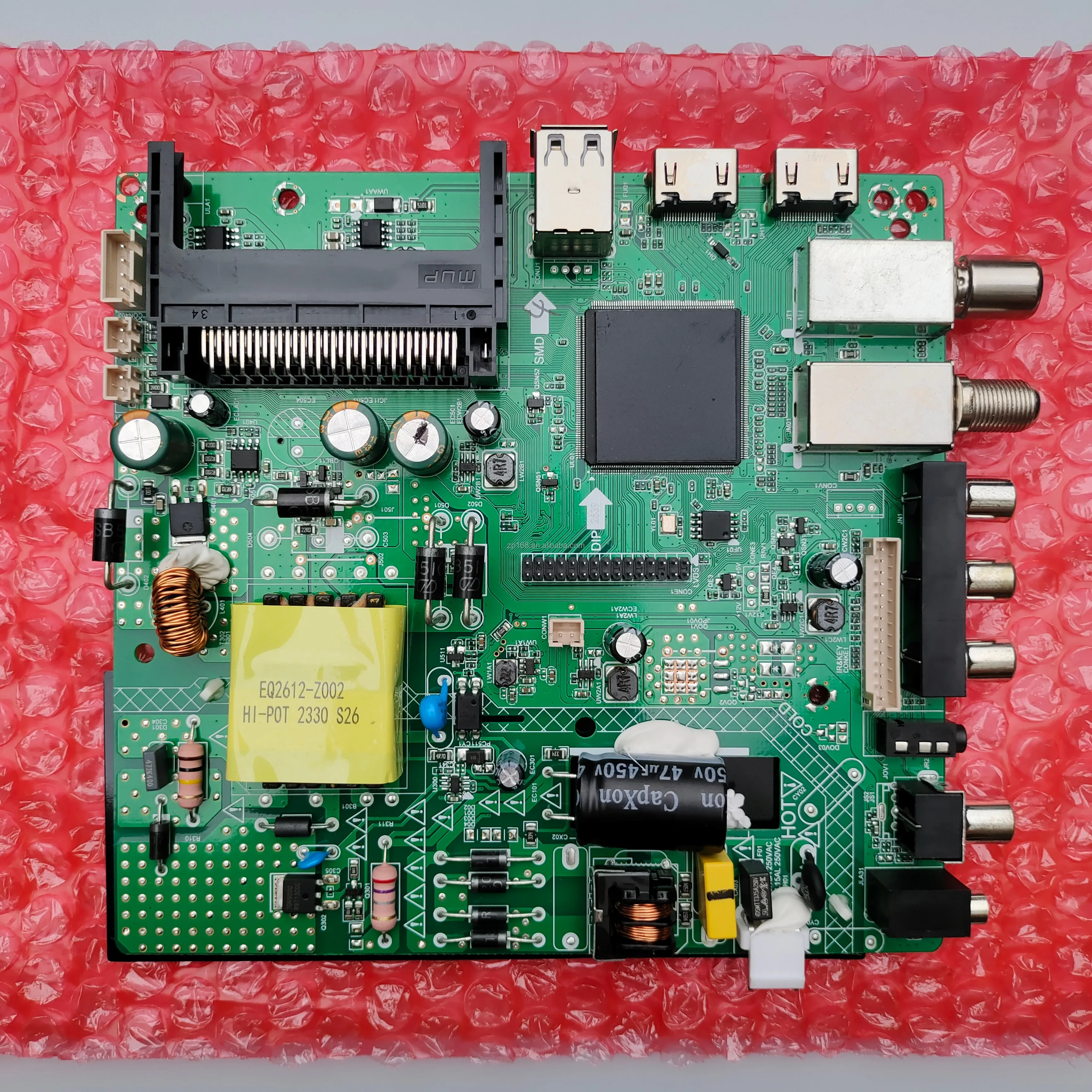 Universal LED TV Motherboard ZP.S663.801R00 DVB-T2 DVB-S2 DVB-C Backlight Voltage Range 20-58V Suitable for 32-42 Inches