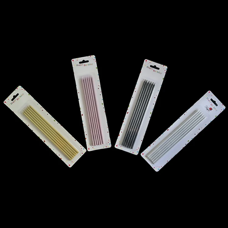 Wholesale Long Stick Pillar Gold Glitter Powder Sparkling Candles For India and Turkey