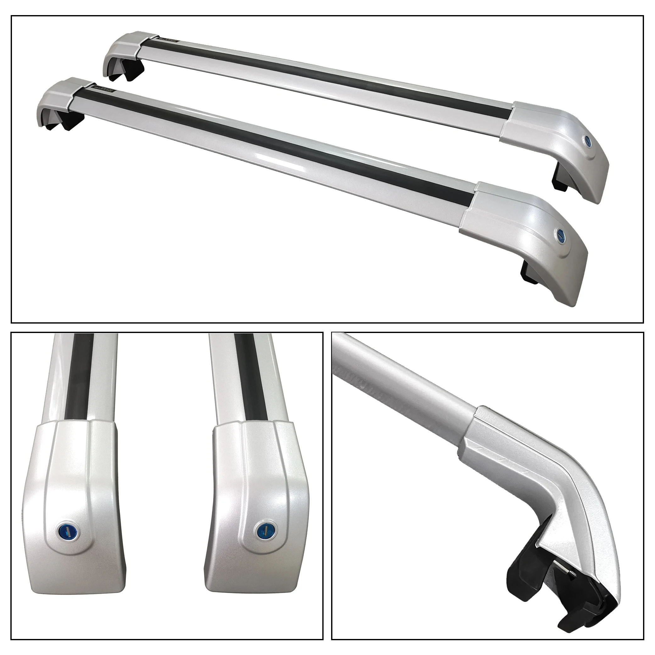 YH-A-009 высококачественный алюминиевый сплав, универсальный кровельный стеллаж, кровельный стержень Акула, поперечный стержень для крыши в европейском стиле