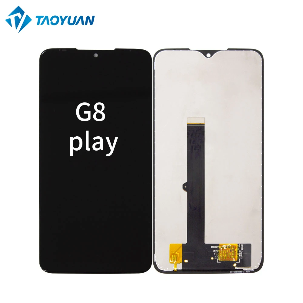 Taoyuan premium lcd touch screen relacement mobile lcd display screen for motorola G8 play/one marco