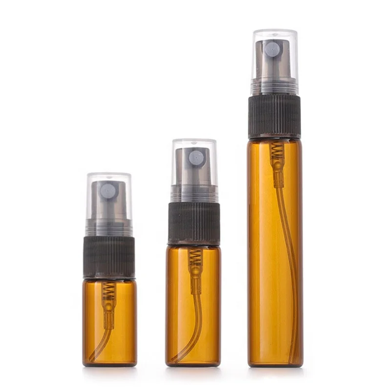 custom travel size tester perfume package bottles pen shape 3ml 5ml 10ml small amber glass spray bottle for perfume