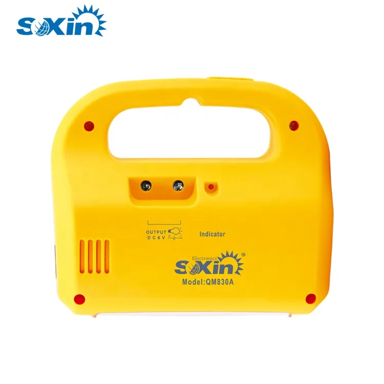 Multifunctional solar rechargeable emergency light
