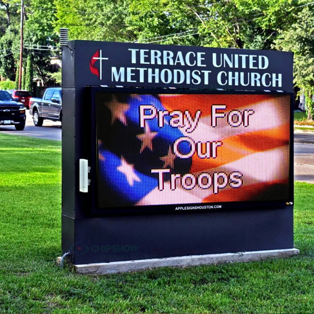 California warehouse outdoor P6.67 Waterproof Full Color advertising led video wall mount panels  billboard