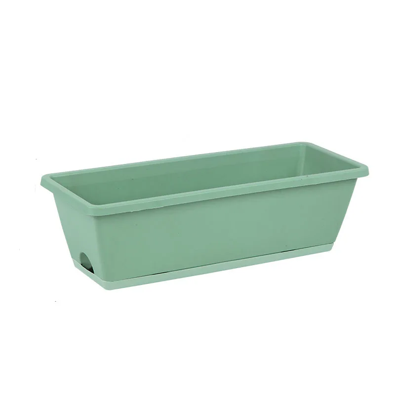 New Design Rectangular Planters Hanging Plastic Flower Pot Windowsills Pots Growing Pot