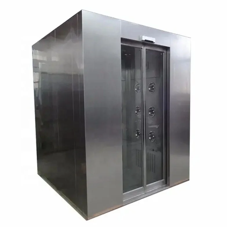 OEM Clean Room Automatic Air Shower GMP Cleanroom Air Shower Interlock Chamber Air Tunnel For Laboratory