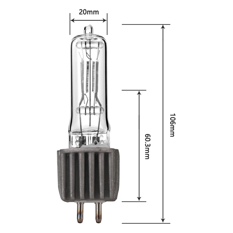 Галогенные лампы Roccer, сценическая лампа HPL 750 Вт 230 В и 115 в G9.5/HS, галогенная лампа HPL750W