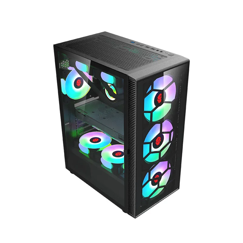 
Top Selling Glass Side Panel Window PC Gaming Computer 