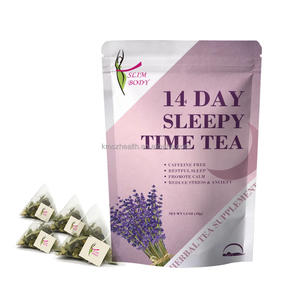 Well Sleep Bedtime Tea Stress and Anxiety Relief Sleep Aid To Relax & Get Restful Sleep at Night Natural slim body