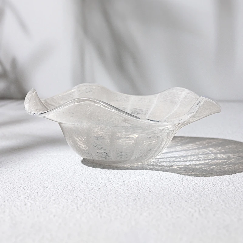 Entry lux glass candies tray set glass candy tray candy trays For Home And Hotel