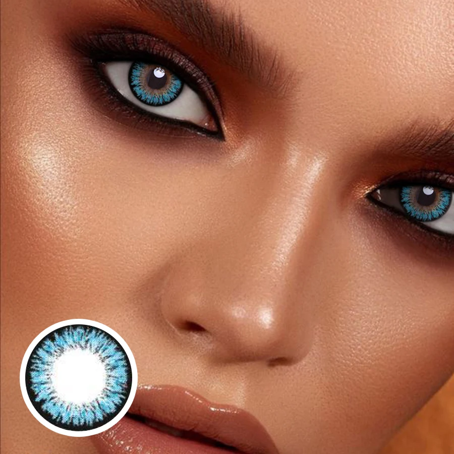 OEM Wholesale 13 Color Magic eye Hi Series OCRE Korea Colored Eye Contact Lenses Color Contact Lens