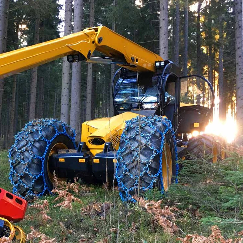 BOHU High Quality Forestry Wheel Track Chain Skidder Tire Chains  Welded Forged Wheel Loader Tire Protection Snow Chain
